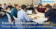 Training and knowledge transfer - Periodic workshops to boost competences